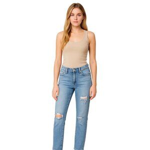 Moody Goth The Legging Jeans Distressed 27 AG Adriano Goldschmied Ankle Skinny